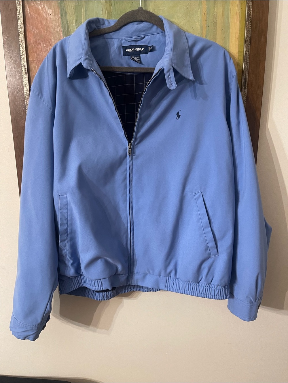 Polo Ralph Lauren Golf Men's Light Blue Windbreaker Jacket